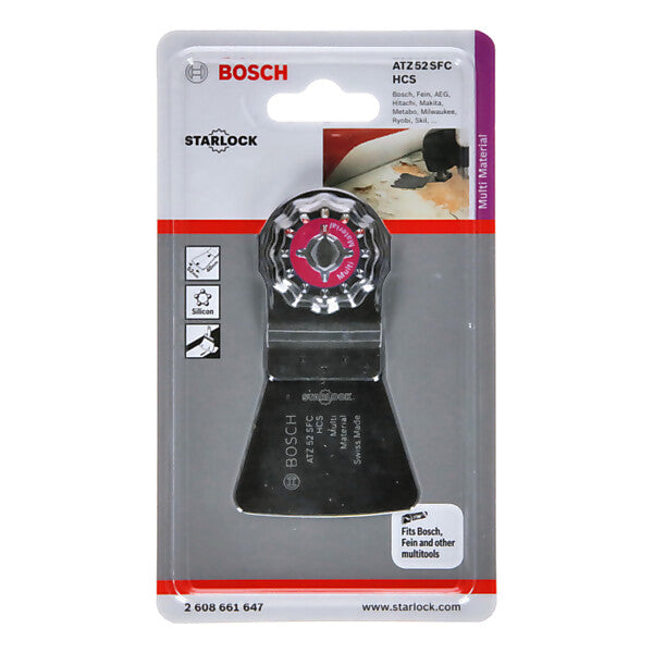 Bosch Elektrowerkzeuge HCS Schaber ATZ 52 SFC, flexibel 52 x 38 mm 2608661647